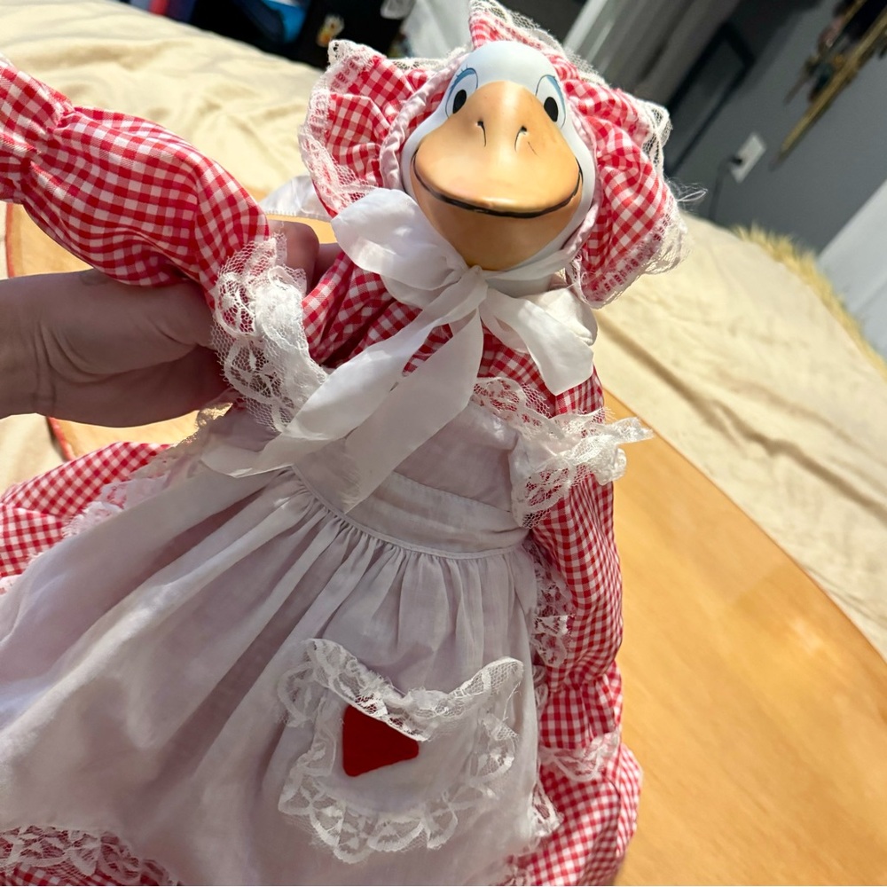 Rare Vintage 1984 Porcelain 17” Mother Goose by Albert E. Price
